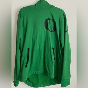 Men’s Nike Green Oregon Ducks 2-Hit Performance Pullover Hoodie